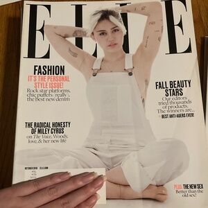 Elle Miley Cyrus Magazine